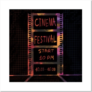 Cinema festival day Posters and Art